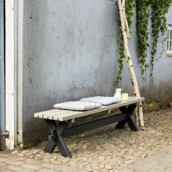 Plus Nostalgi Plankebænk 177 cm trykimp