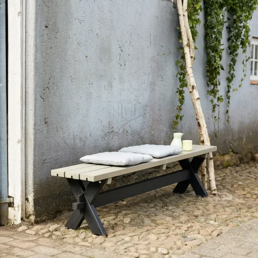 Plus Nostalgi Plankebænk 177 cm trykimp