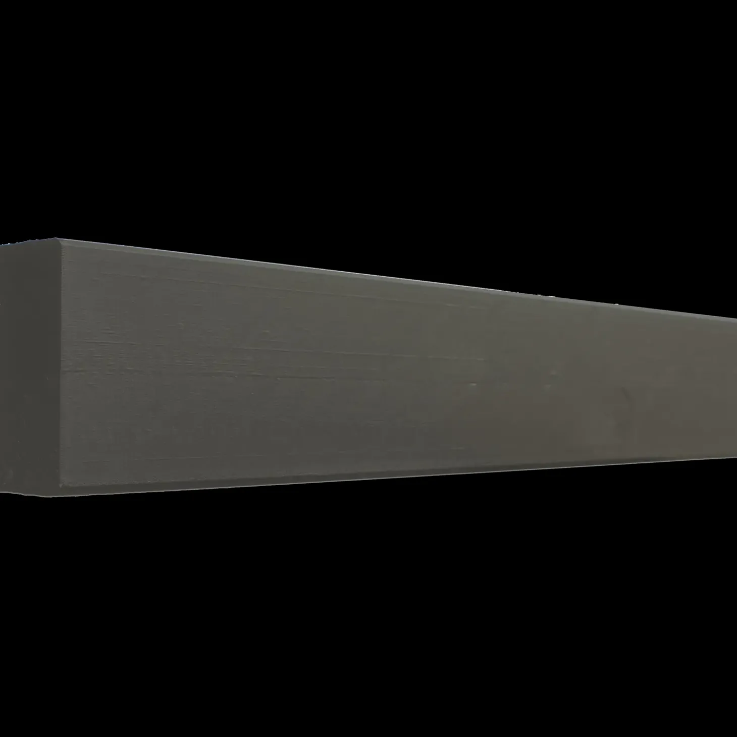 Plus Omlimet stolpe/drager 4,5x9x238 cm umbragrå