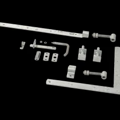 Plus Osaka enkeltlåge inkl. beslag 100x93 cm sort