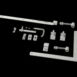 Plus Osaka enkeltlåge inkl. beslag 100x93 cm sort
