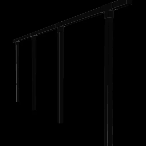 Plus pergola - 3 moduler sort
