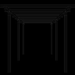 Plus pergola dobbelt 2 moduler sort