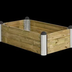 Plus PIPE højbed 80x80x36 cm trykimprægneret