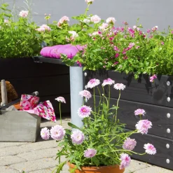 Plus PIPE hjørnemodul Ø10x36 cm