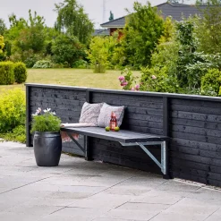 PLUS Plank Profilhegn 174×91 cm Sort