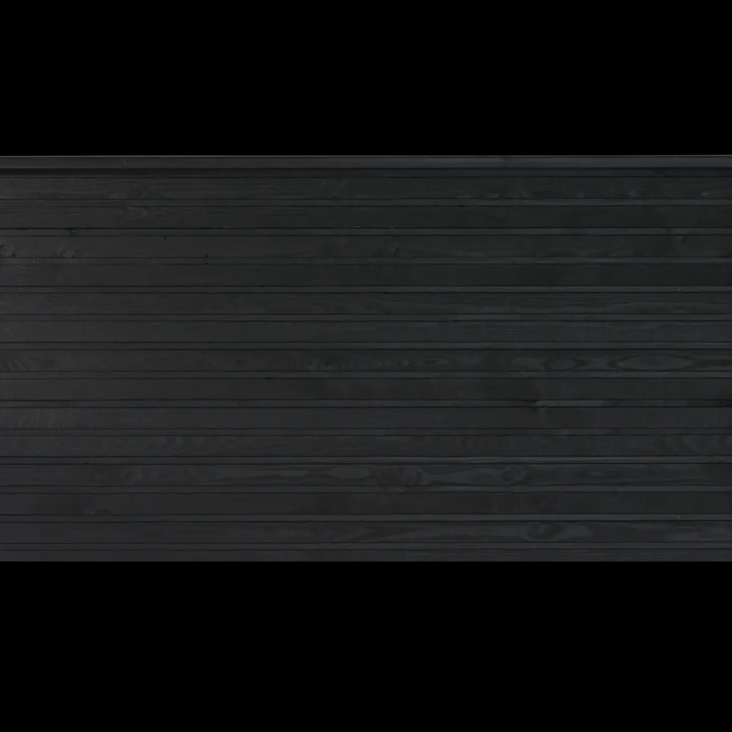 Plus Plank profilhegn 174x91 cm sort