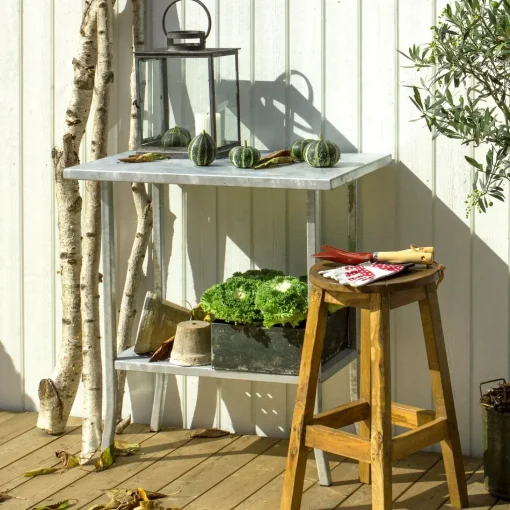 Plus plantebord 17943-1 varmgalvaniseret 40x90x110 cm