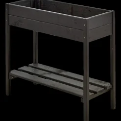 Plus Plantekasse på ben  88x37x79 cm Grundmalet sort