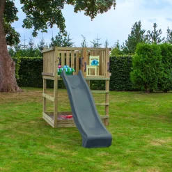 Plus plast rutsjebane gråsort 220 cm