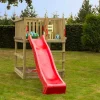 Plus Play legetårn u/tag inkl rød rutsjebane trykimprægneret