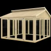 Plus Redskabsrum/Drivhus 12,25 m²  Model 2