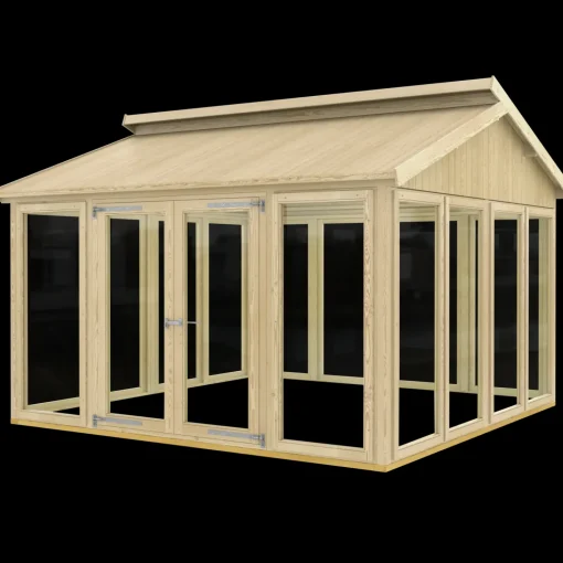 Plus Redskabsrum/Drivhus 12,25 m²  Model 2
