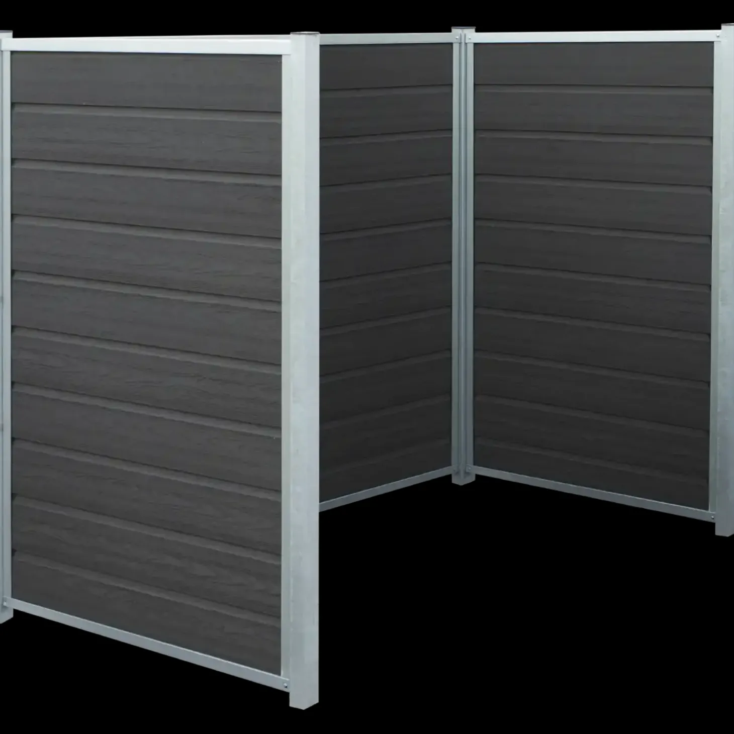 PLUS Renovationsskjul Artura m/stålstolper til nedstøbning