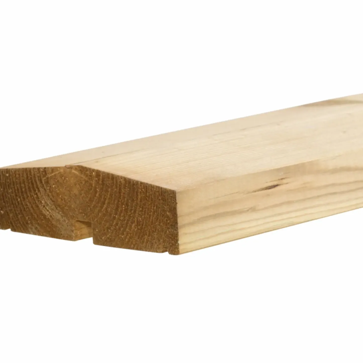 PLUS Renovationsskjul Plank Profil trykimprægneret m/træstoler til nedgravning