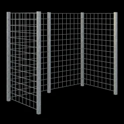 Plus renovationsskjul stålespalier 173,5x89x147 cm varmgalvaniseret