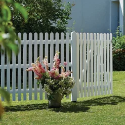 Plus Retro hegn 150x80 cm hvid