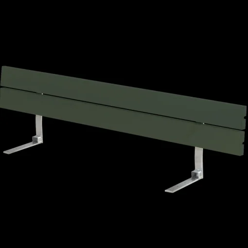 Plus Ryglæn til plankebænk 166 cm trykimp