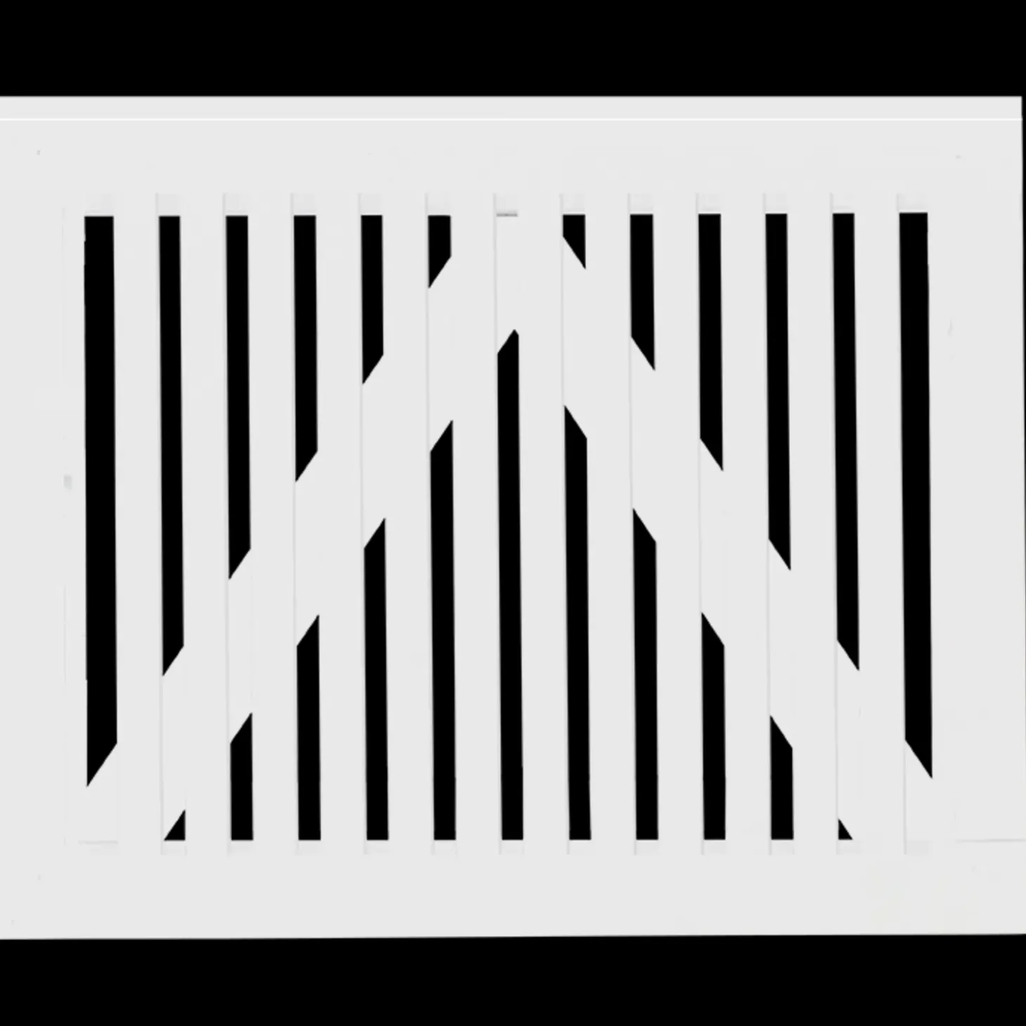 Plus Sendai enkeltlåge 100x80 cm hvid