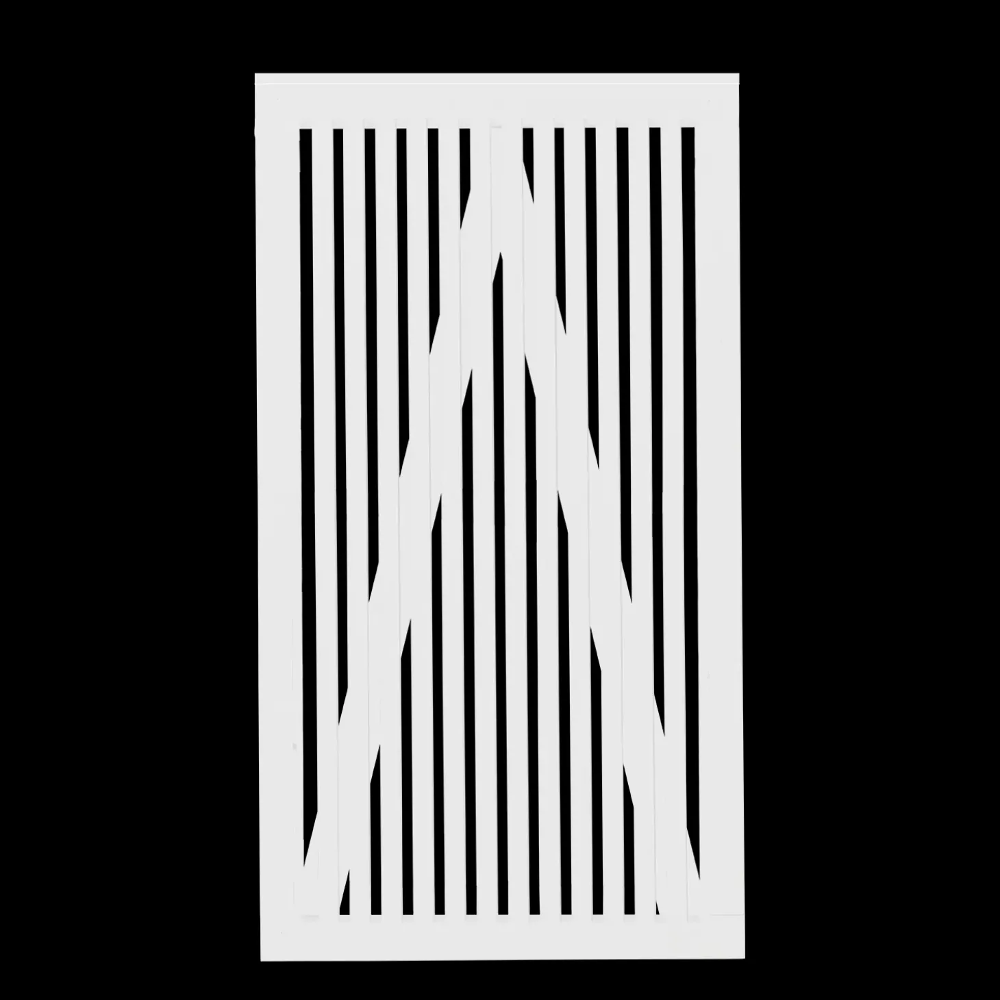 Plus Sendai enkeltlåge 100x80 cm hvid