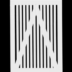 Plus Sendai enkeltlåge 100x80 cm hvid