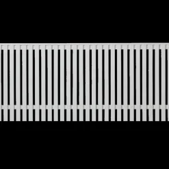 Plus Sendai hegn 180x80 cm hvid