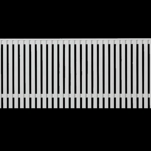 Plus Sendai hegn 180x80 cm hvid