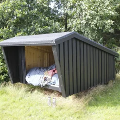 Plus shelter ubehandlet nåletræ inkl. beslag/skruer