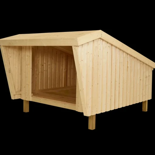 Plus shelter ubehandlet nåletræ inkl. beslag/skruer