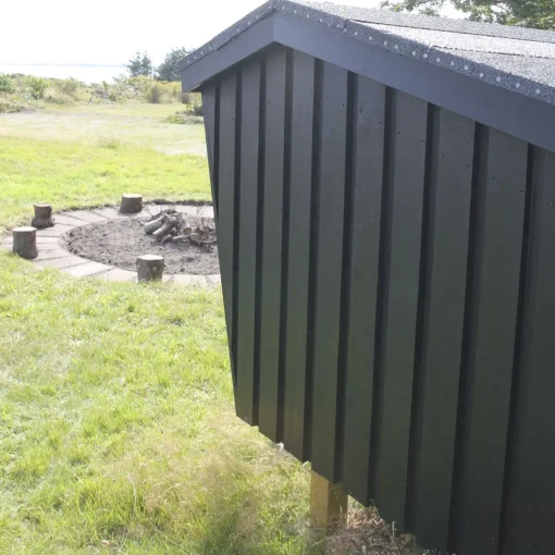 Plus shelter ubehandlet nåletræ inkl. beslag/skruer