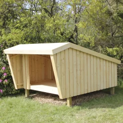 Plus shelter ubehandlet nåletræ inkl. beslag/skruer
