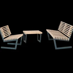 Plus Siesta loungesæt med lille bord 80 cm