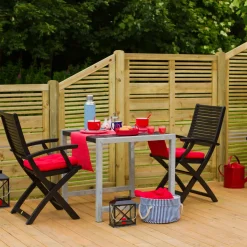 Plus Silence hegn 176x110 cm trykimprægneret