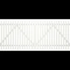 Plus Skagen Lux dobbeltlåge 300x80 cm hvid
