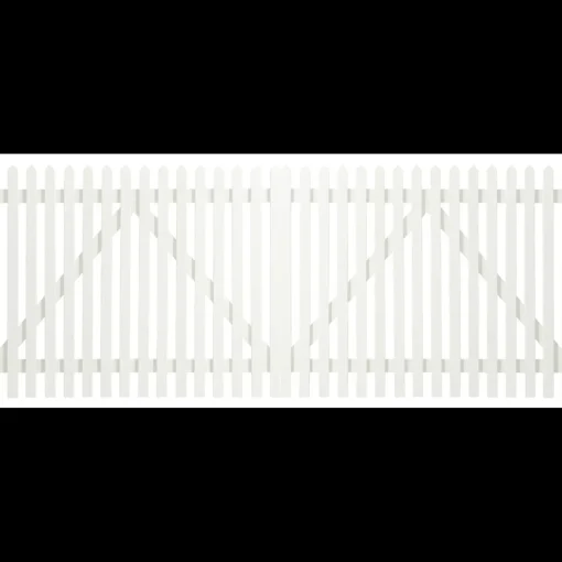 Plus Skagen Lux dobbeltlåge 300x80 cm hvid
