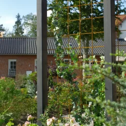 Plus stålespalier u/kant 900x1800mm rustrød