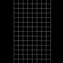 Plus stålespalier 800x1400mm Ø5mm varmgalv. 10x10 cm