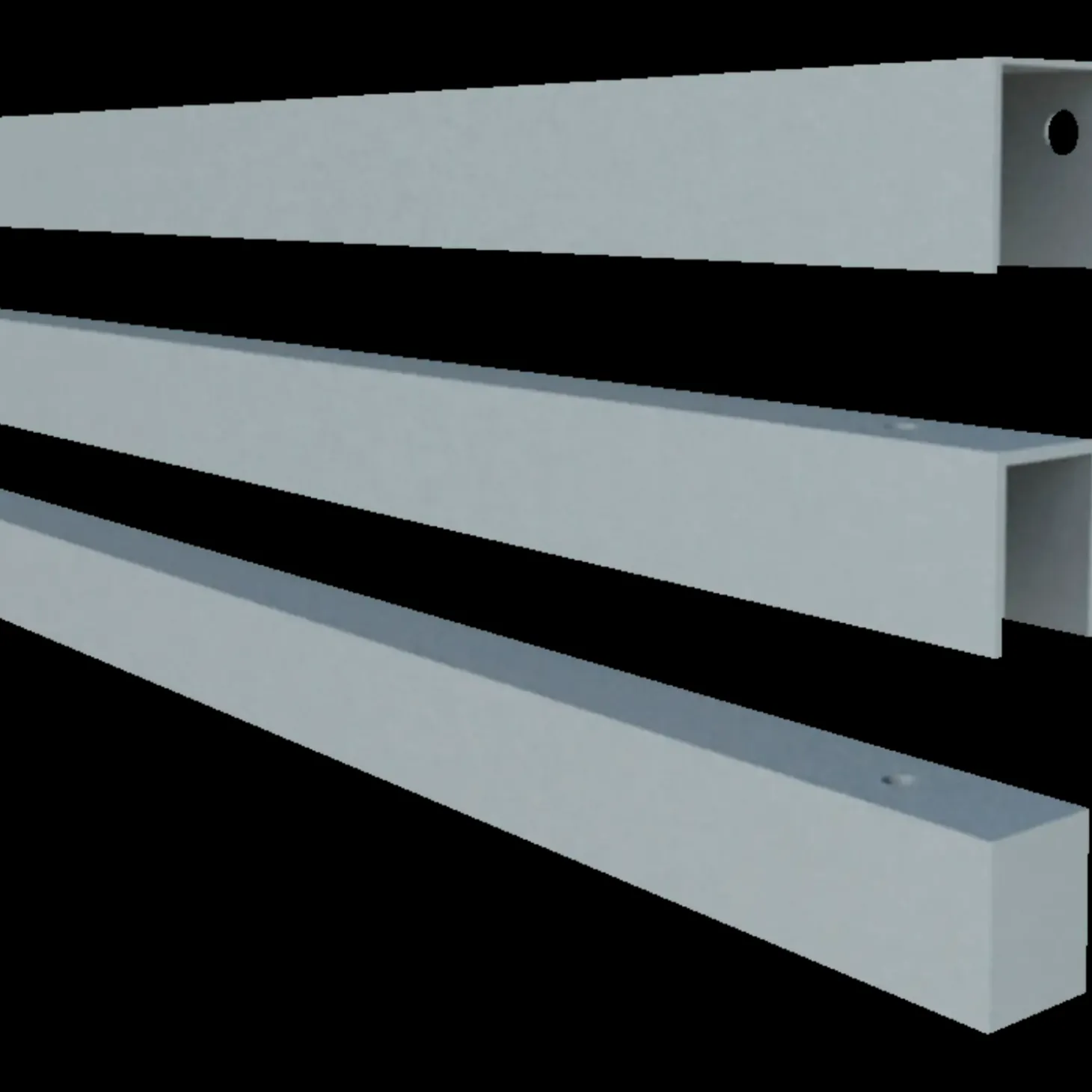 Plus stålramme t/hegn 180x95 cm varmgalvanisert