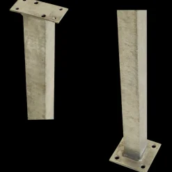 Plus stålstolpe hjørne t/gelænder 45x45 mm længde 103,3 cm varmgalvaniseret