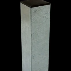 Plus stålstolpe t/ nedstøbning 80x80 mm længde 186 cm galvaniseret