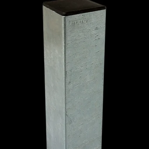 Plus stålstolpe t/ nedstøbning 80x80 mm længde 186 cm galvaniseret