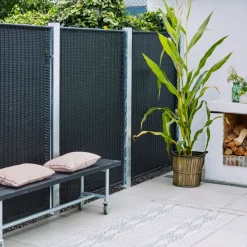 Plus stålstolpe t/ nedstøbning 80x80 mm længde 186 cm galvaniseret