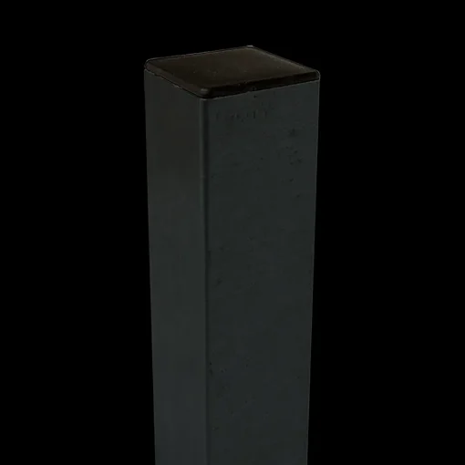Plus stålstolpe 80x80 mm længde 186 cm gråsort