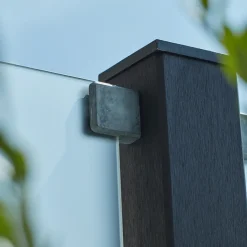Plus stolpehat t/kompositstolpe 9x9 cm sort