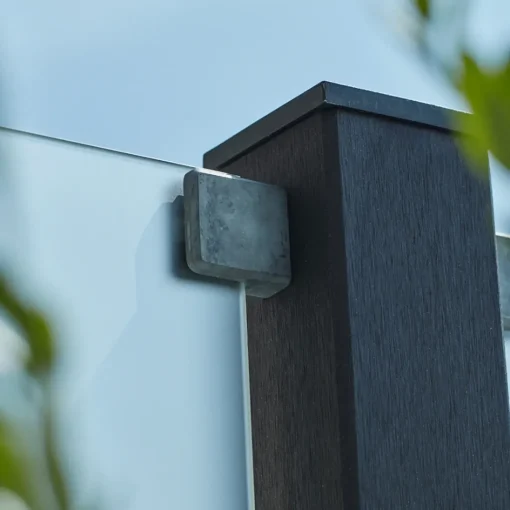 Plus stolpehat t/kompositstolpe 9x9 cm sort