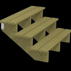 Plus Terrassetrappe 3 trin 54x76 cm 34,2° 120 cm