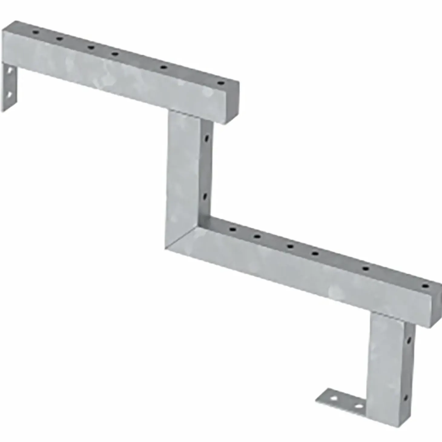 Plus Terrassetrappe 2 trin 37x54 cm 34,2° 180 cm