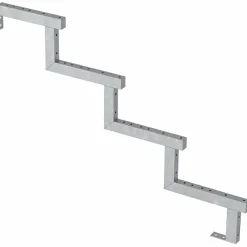 Plus Terrassetrappe 4 trin 71x104 cm 34,2°  180 cm