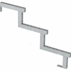 Plus Terrassetrappe 3 trin 54x79 cm 34,2° 120 cm