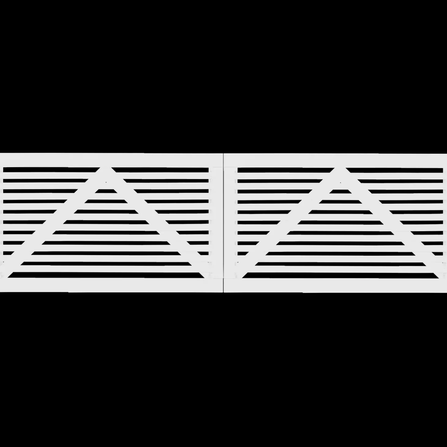 Plus Tokyo dobbeltlåge 300x90 cm hvid